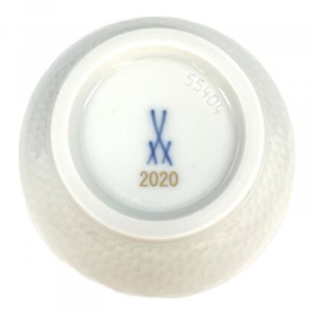 Meissen (マイセン) タンブラー 2020刻印 波の戯れ ホワイト 2Pセット