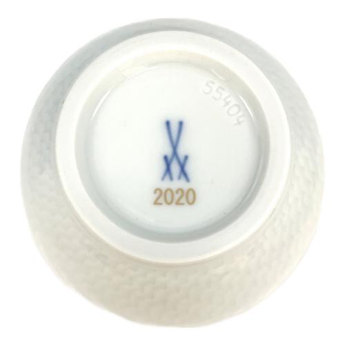 Meissen (マイセン) タンブラー 2020刻印 波の戯れ ホワイト 2Pセット