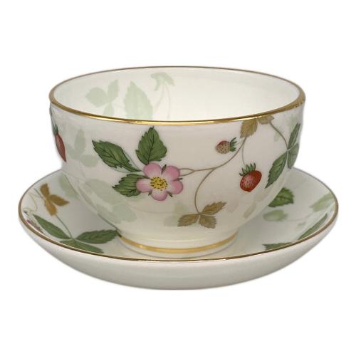 Wedgwood (ウェッジウッド) ジャパニーズティーカップ＆ソーサー ワイルドストロベリー 6Pセット