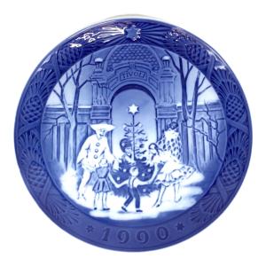 ROYAL COPENHAGEN (ロイヤル・コペンハーゲン) チボリのクリスマス 1990 イヤープレート