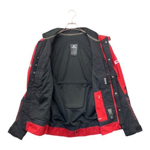 TAICHI (タイチ) プロテクタージャケット メンズ SIZE XL ブラック×レッド ドライマスターアルファジャケット RSJ310