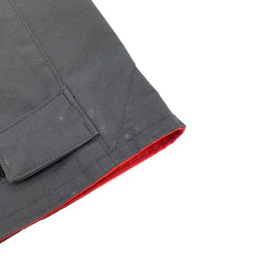 TAICHI (タイチ) ライディングパンツ メンズ SIZE BM ブラック×レッド クロスオーバー メッシュ ライディング パンツ RSY246