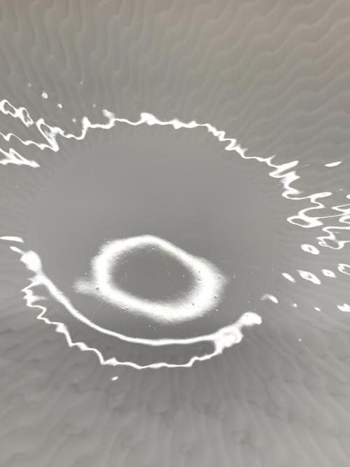 Meissen (マイセン) カップ&ソーサー 波の戯れ ホワイト 2Pセット USED