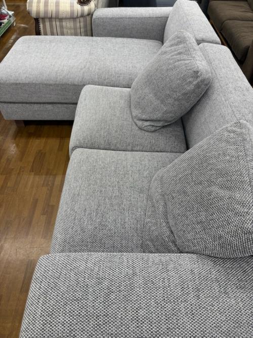 NOYES (ノイス) コーナーソファー グレー ファブリック