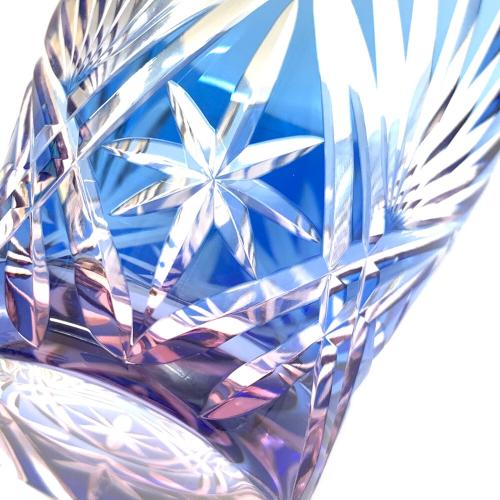 江戸切子 硝子工房 彩鳳 ミニオールド 剣菱星文様