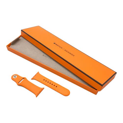 Apple (アップル) Apple Watch series7用ラバーバンド 41mm HERMES