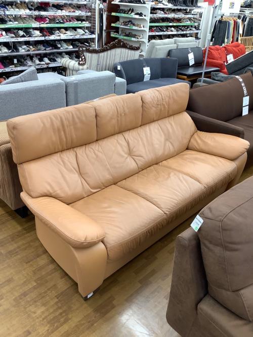 karimoku (カリモク) 3人掛けソファー ブラウン Z17303K177 Chitano