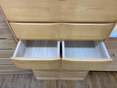 島忠 (シマチュウ) ハイチェスト ナチュラル 43 6段 ビューティEX