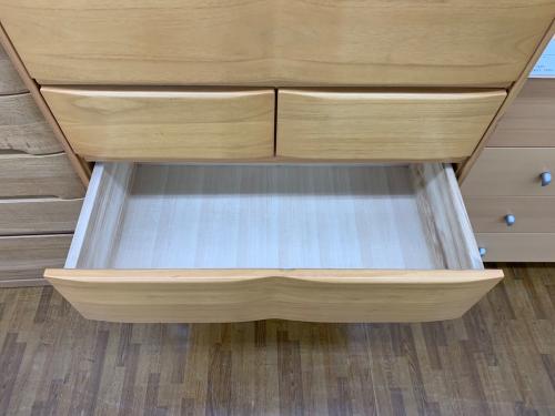 島忠 (シマチュウ) ハイチェスト ナチュラル 43 6段 ビューティEX