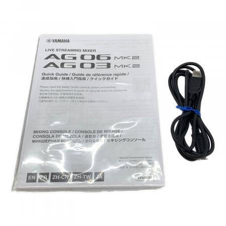 YAMAHA (ヤマハ) ミキサー AG03MK2｜トレファクONLINE