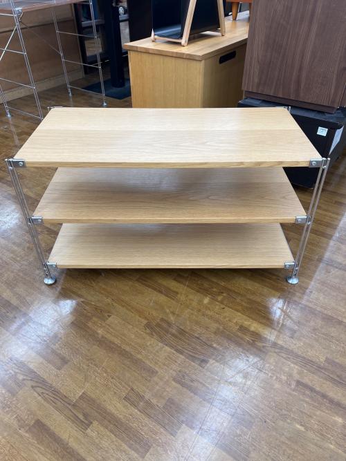 無印良品 (ムジルシリョウヒン) ユニットシェルフ  ナチュラル×シルバー