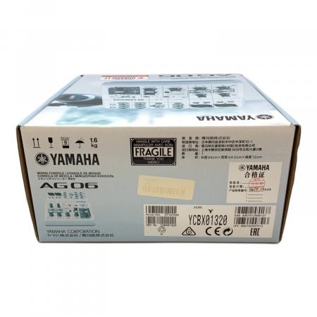 YAMAHA AG06 ミキシングコンソール(本体のみ) YAMAHA (ヤマハ) ミキシングコンソール AG06｜トレファクONLINE