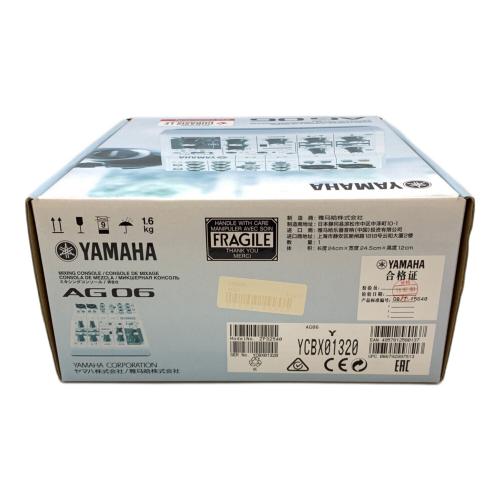 YAMAHA ミキシングコンソールAG06 YAMAHA AG 06 ミキシングコンソール YAMAHA AG06 ミキシングコンソール