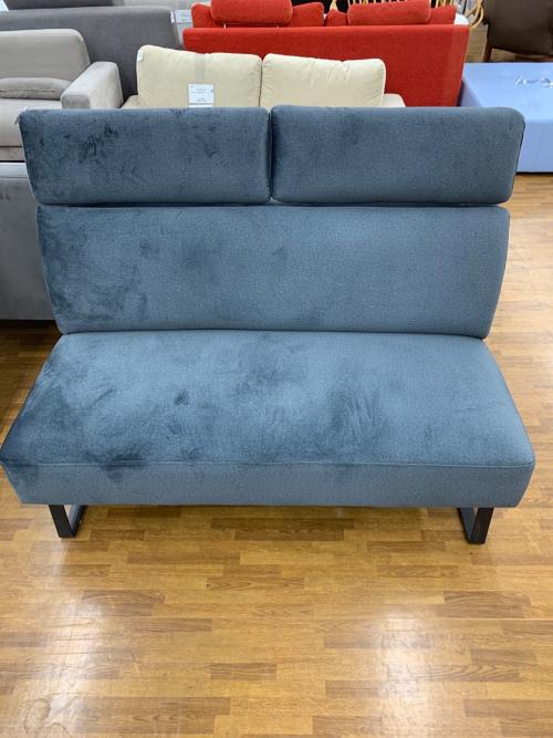 sheer (シアー) 2人掛けソファー ダークブルー 8082 アームレスソファー 2人掛け ファブリック