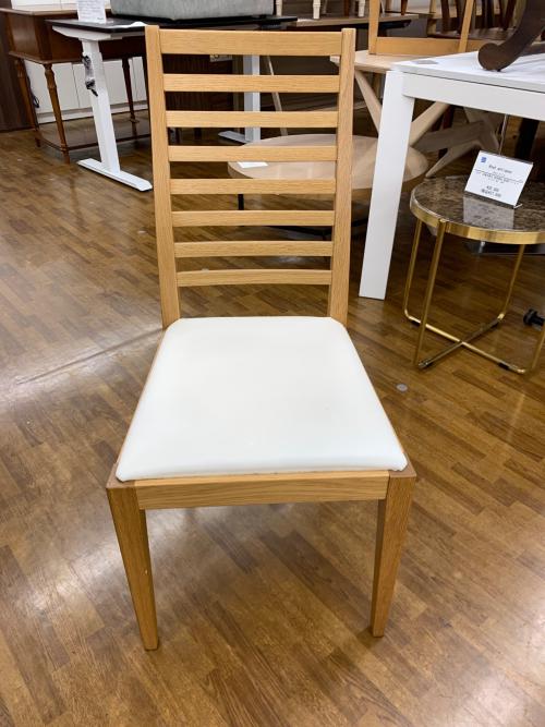秋田木工 (アキタモッコウ) ダイニングチェアー N005 ナチュラル×ホワイト