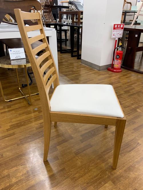 秋田木工 (アキタモッコウ) ダイニングチェアー N005 ナチュラル×ホワイト
