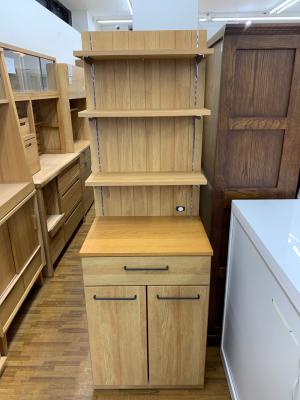 ニトリ レンジボード ナチュラル 191 2枚扉 ブレットN 60