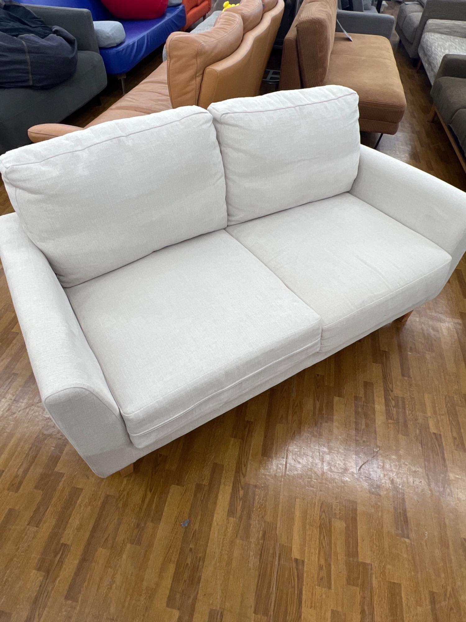 MOMO natural (モモナチュラル) 2人掛けソファー ホワイト PHONO