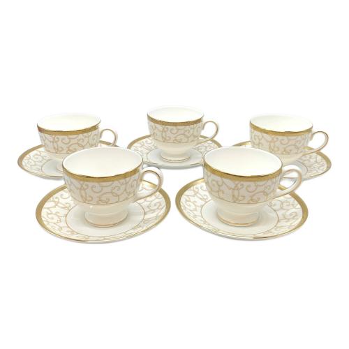 Wedgwood (ウェッジウッド) カップ&ソーサー セレスティアル・ゴールド 5Pセット USED