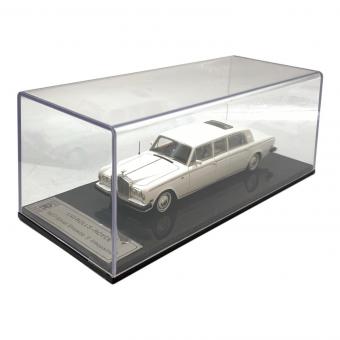 ROLLS-ROYCE モデルカー ホワイト 1/43 ロールスロイス シルバーシャドウ Ⅱ リムジン 1977