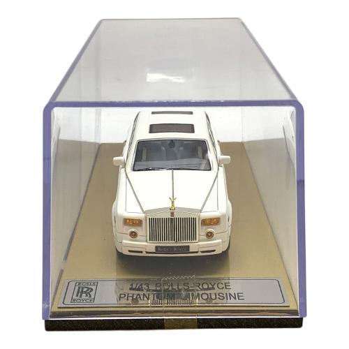 ROLLS-ROYCE モデルカー ホワイト 1/43 ロールスロイス ファントム リムジン