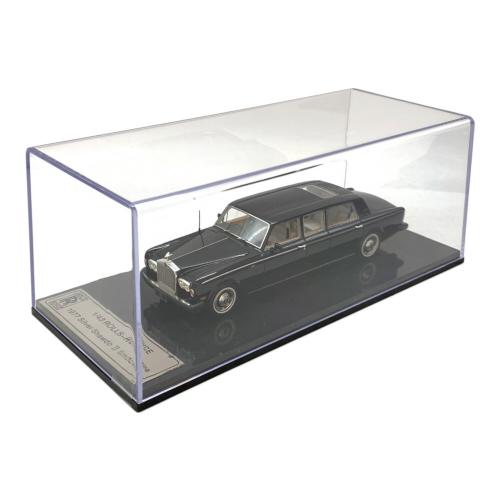 ROLLS-ROYCE モデルカー ブラック 1/43 ロールスロイス シルバーシャドウ Ⅱ リムジン 1977