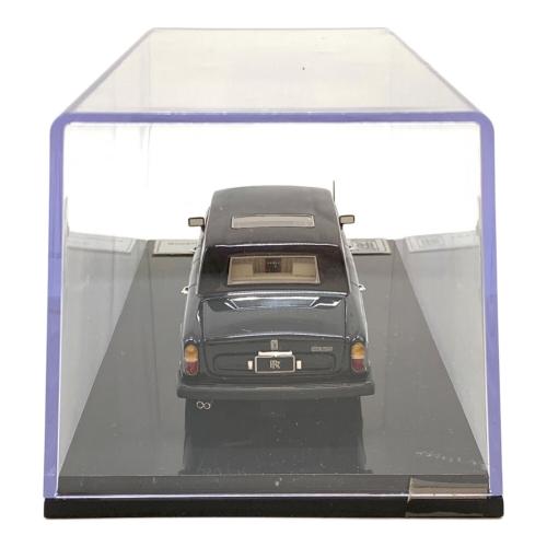 ROLLS-ROYCE モデルカー ブラック 1/43 ロールスロイス シルバーシャドウ Ⅱ リムジン 1977