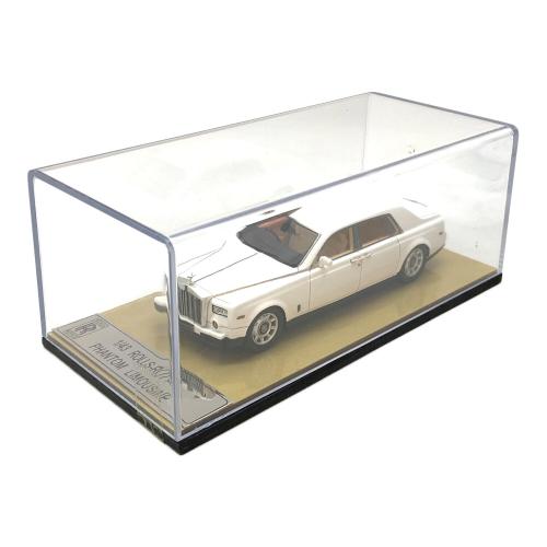 ROLLS ROYCE モデルカー ホワイト 1/43 ロールスロイス ファントム リムジン