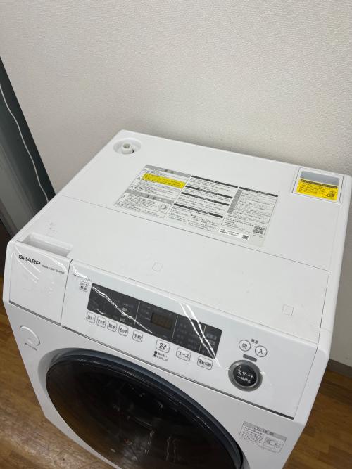 SHARP (シャープ) ドラム式洗濯乾燥機 ES-H10F-WR 2022年製