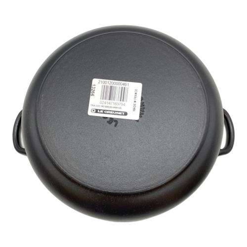LE CREUSET (ルクルーゼ) 鍋 20cm ブラック ココット・ロンド