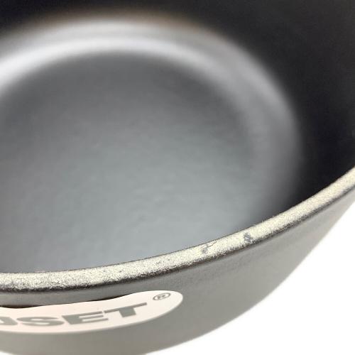 LE CREUSET (ルクルーゼ) 鍋 20cm ブラック ココット・ロンド