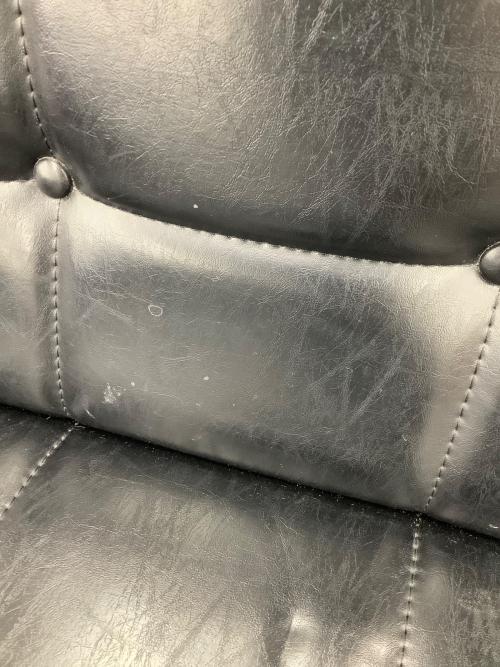 カリモク60 (カリモクロクジュウ) Kチェア 2シーター スタンダードブラック W36173BW 合皮