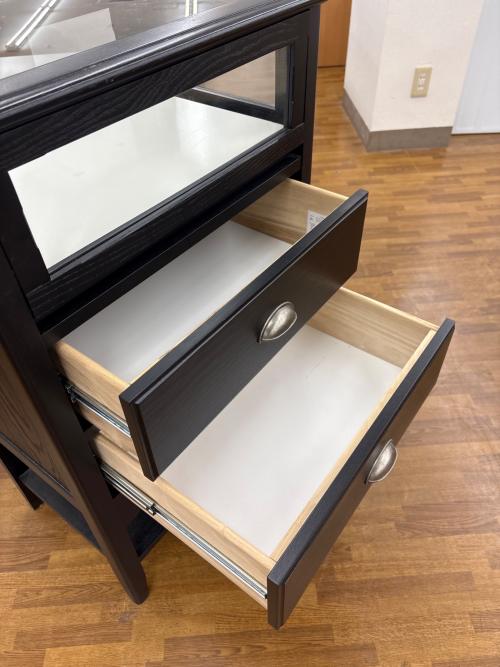 UNICO (ウニコ) コレクションキャビネット ブラック ALETTE