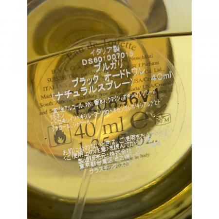 BVLGARI (ブルガリ) ブラック オードトワレ 40ml USED 残量80%-99