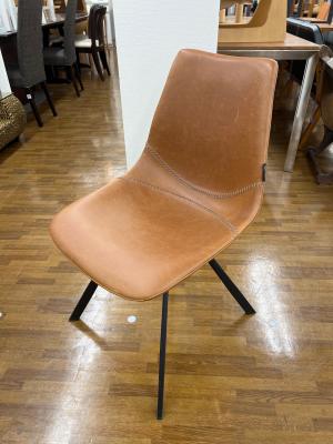 CASTLE LINE PUレザーチェア ブラウン