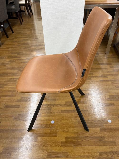 CASTLE LINE PUレザーチェア ブラウン