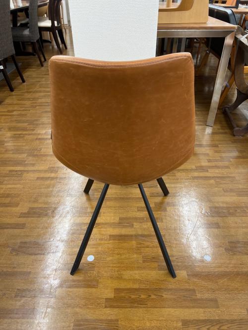 CASTLE LINE PUレザーチェア ブラウン