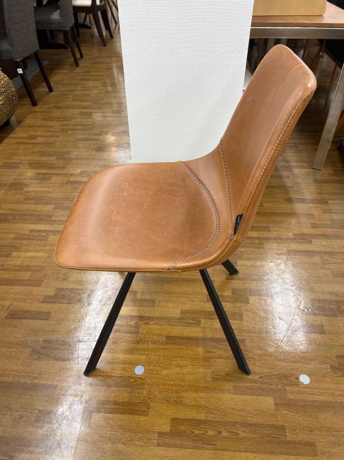 CASTLE LINE (キャッスルライン) PUレザーチェア ブラウン