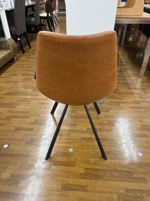 CASTLE LINE (キャッスルライン) PUレザーチェア ブラウン