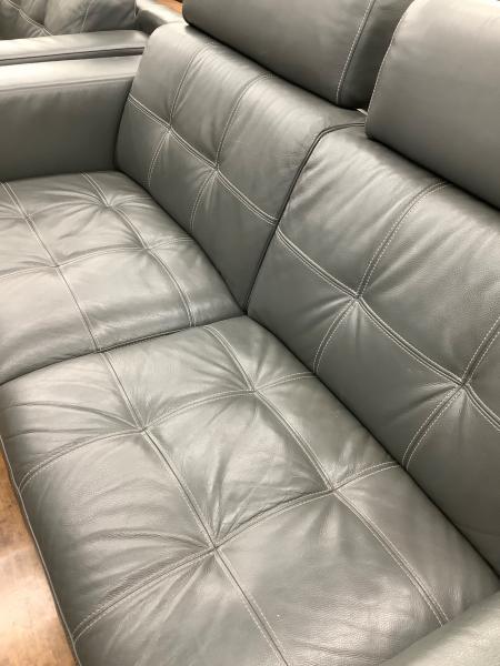 美品　ケルビンジョルマーニ　リクライニングソファ KELVIN GIORMANI (ケルビンジョルマーニ) 3人掛けソファー グレー