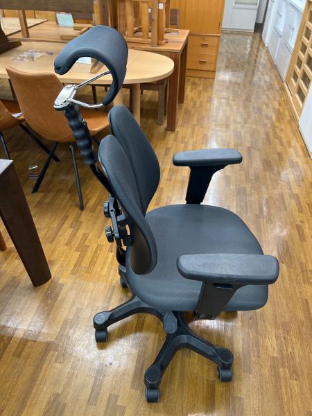 家具ならトレファク吉川店！！ ワークチェア DUOREST 座面シミ有 グレー×ブラック デュオレハイ デラックス DUOREST (デュオレスト) ワークチェアー グレー デュオレハイ