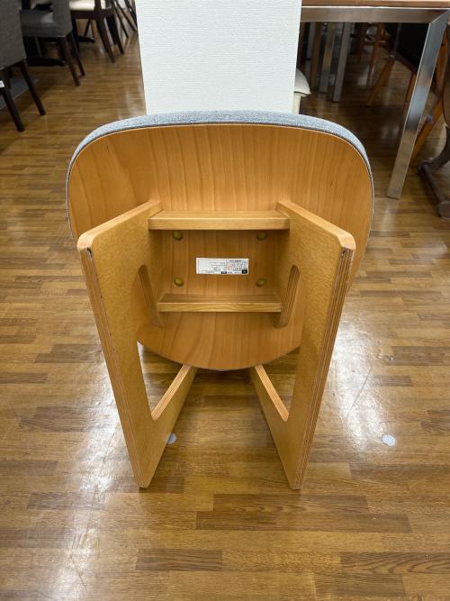 天童木工 (テンドウモッコウ) 低座イス S-5016NA-ST ナチュラル×グレー