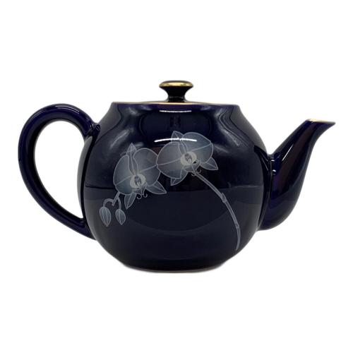 香蘭社 コウランシャ 茶器 ルリ胡蝶蘭