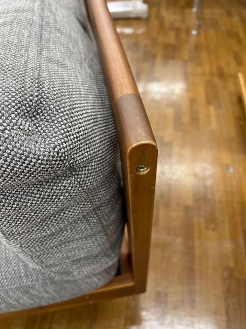 UNICO (ウニコ) ベンチアームソファー グレー SWELLA