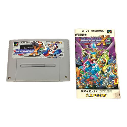 CAPCOM(カプコン) ロックマンX3 スーパーファミコン用ソフト