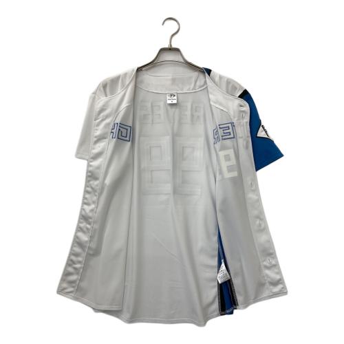 北海道日本ハムファイターズ (ホッカイドウニッポンハムファイターズ) レプリカユニフォーム メンズ SIZE M ホワイト×ブルー