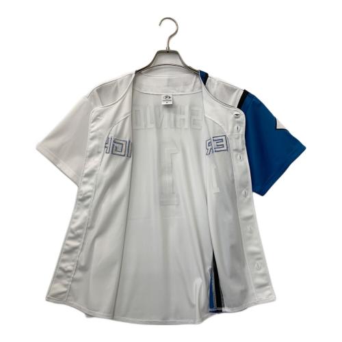 北海道日本ハムファイターズ (ホッカイドウニッポンハムファイターズ) レプリカユニフォーム メンズ SIZE S ホワイト×ブルー