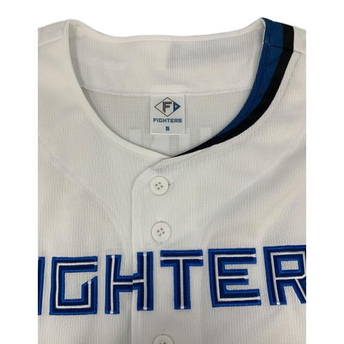北海道日本ハムファイターズ (ホッカイドウニッポンハムファイターズ) レプリカユニフォーム メンズ SIZE S ホワイト×ブルー
