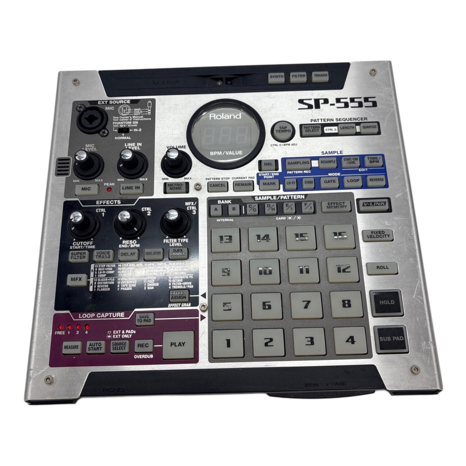 Roland SP-555 サンプラー ROLAND (ローランド) サンプラー SP-555｜トレファクONLINE