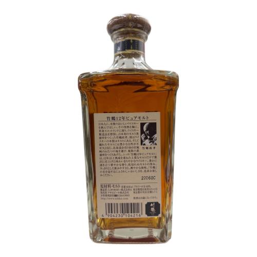 ニッカ 竹鶴 ジャパニーズウィスキー 12年 PURE MORT 660ml